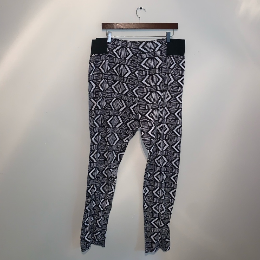 Erica Brooke Black & White pants size 26 - Picture 1 of 6